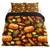 3D Corn Bedding Set 3pcs for Kids Boys Girls Watercolor Corn Pattern Printed Comforter Cover Botanical Polyester Duvet Cover Set
