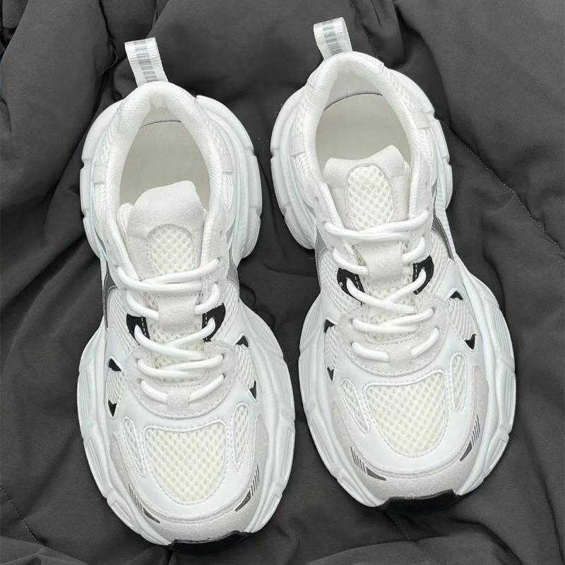 Women's Sneakers New Mesh Breathable Casual Shoes Fashion Height-increasing Sport Shoes Platform Vulcanized Shoe Tenis Masculino