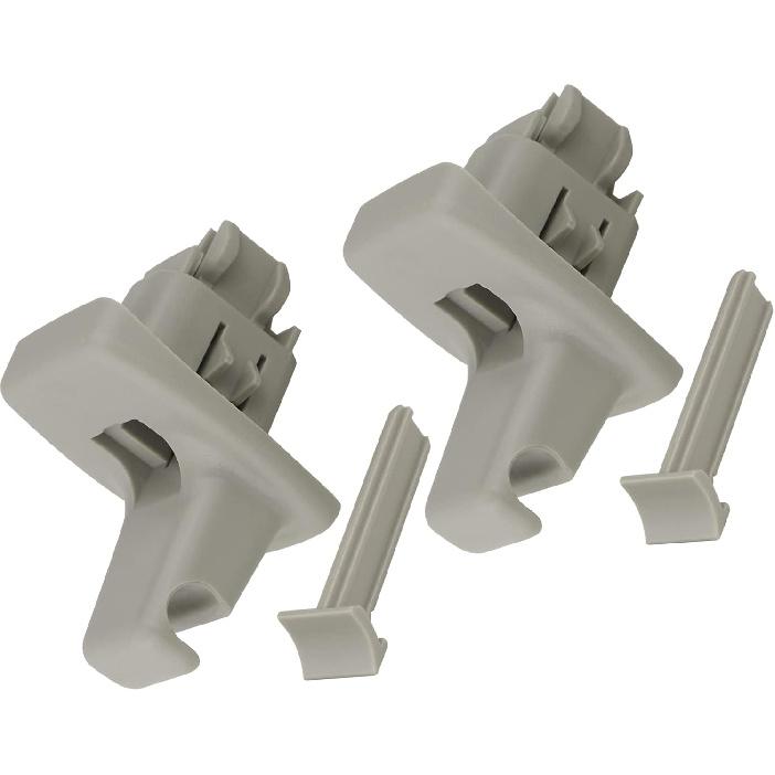 APPERFiT Sun Visor Clip Retainer Holder Gray Compatible With Chevy Express/GMC Savana 1500 2500 3500 Replaces 25840046