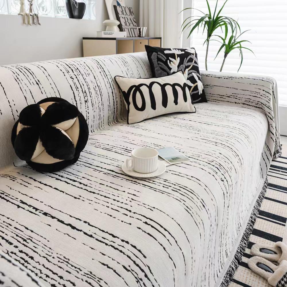 Luxury Soft Chenille Sofa Towel Anti-scratch Furniture Protective Cover  Universal 1/2/3/4 Seater Couch Cover for Living Room