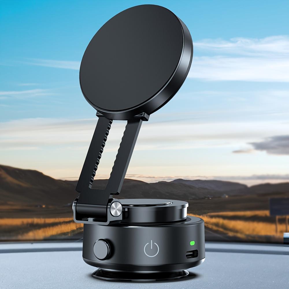 Upgraded Version New Magnetic Suction Mobile Phone Holder for Car Portable Electric Suction Cup Wall Mount Angle Adjustable 360° Rotation Retractable