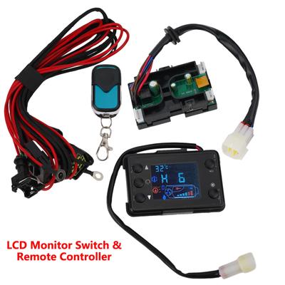 Scheda di controllo del monitor LCD del riscaldatore diesel ad aria da 12 V, scheda madre, cablaggio remoto