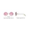 Chloe Chic Elegant Round Sunglasses Women Sunglasses Pink CH0047S-005