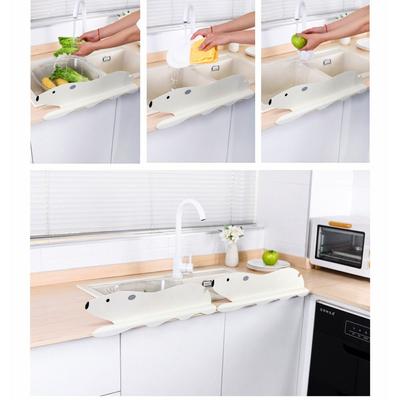 Sucker Water Splash Guard Wash Basin Fruit Vegetable Washing Tool Water Baffle Reusable Home Sink Baffle Board