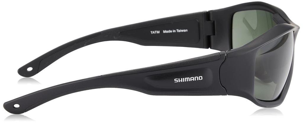 SHIMANO Fishing Polarized Sunglasses Floating Fishing Glasses Matte Black Natural Green HG-064P