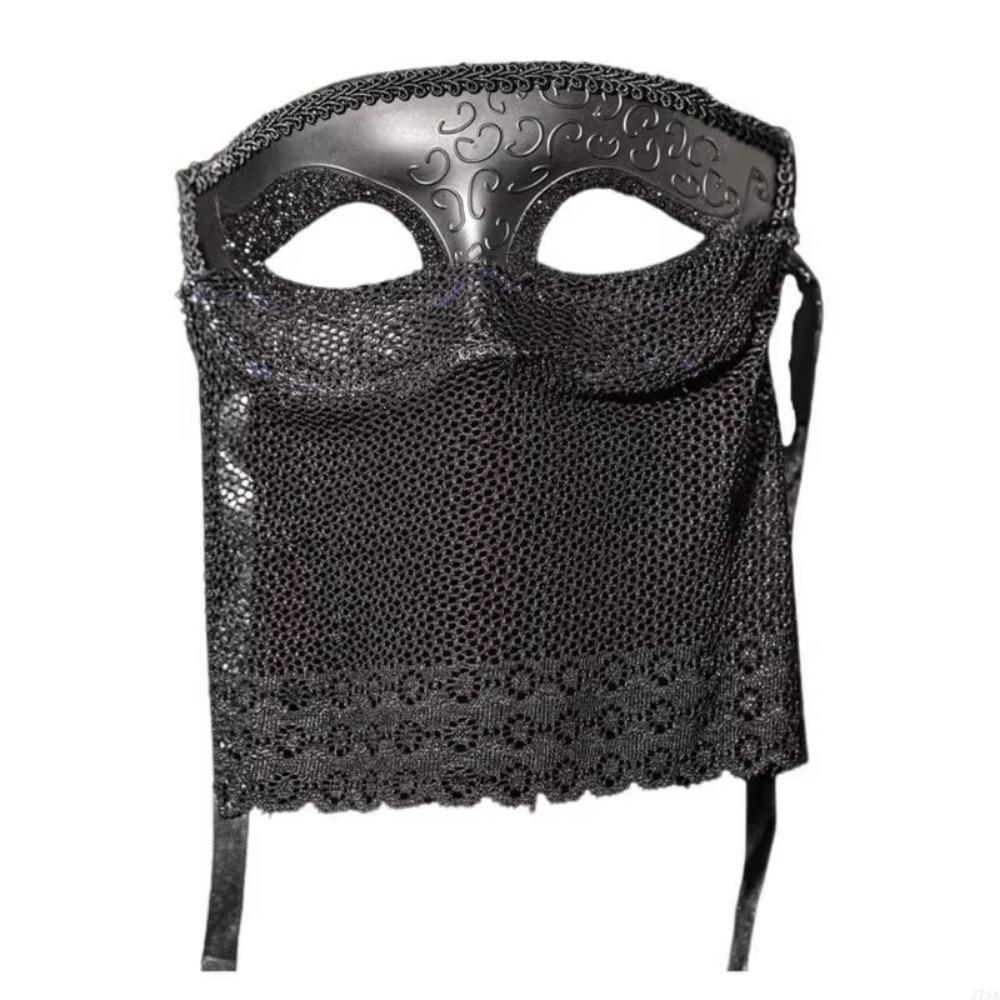 Retro Style Venice Singing Mask Creative Halloween Party Mask Half Face Mask Live Performance