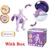 New Pok é mon Pok é Ball Transformation Ball Pikachu Charmander Eevee PVC Model Parent Child Interactive Toy Birthday Gift toys