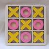 Wooden XO Tic-Tac-Toe Puzzle: Children's Early Education & Thinking Exercise Game for Kindergarten