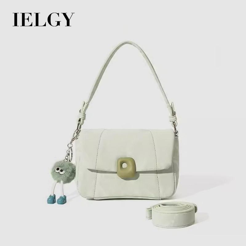 IELGY All-Match Underarm Baguette Bag Large Capacity Shoulder Messenger Bag