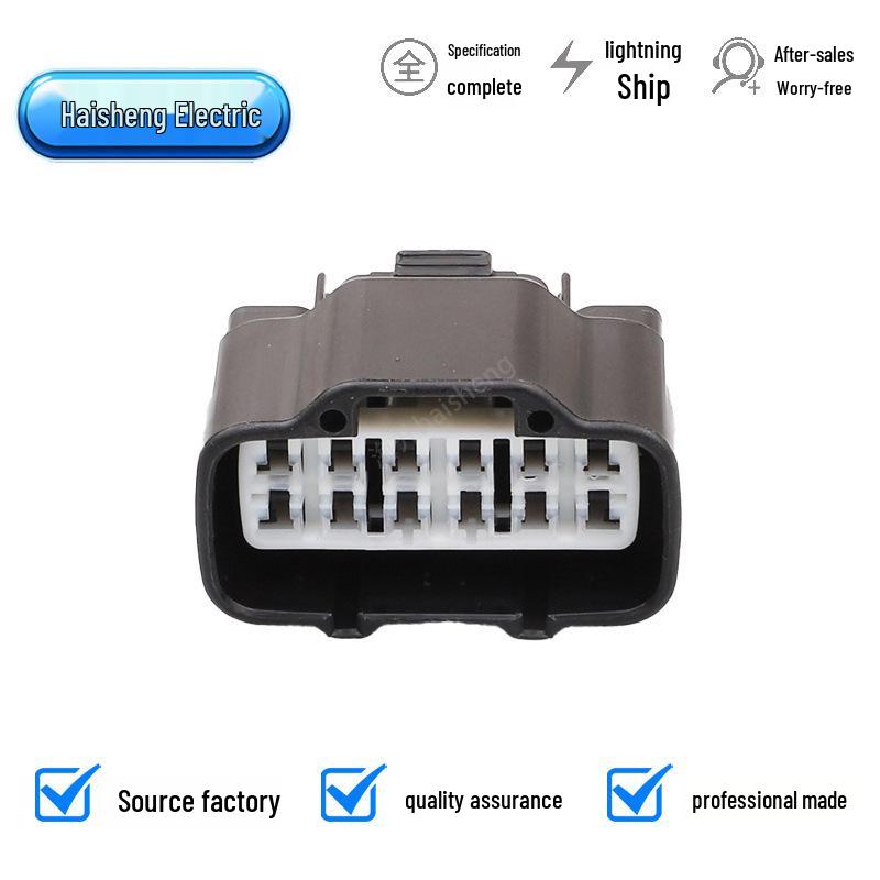 12-Pin Black Automotive Wiring Connector Plug 90980-11151