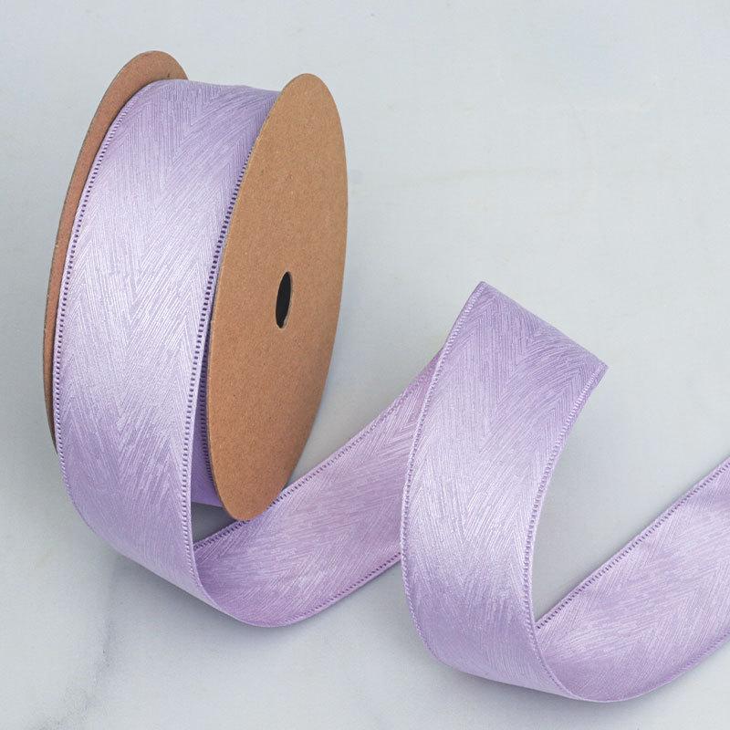Decorative Romantic and Cozy Solid Color Matte Herringbone Twill Patterned Ribbon Handmade Diy Bow Tie Hair Collar Hat Gift Box Decorative Ribbon
