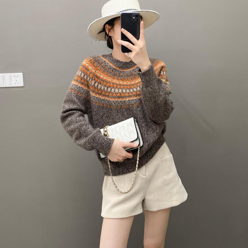 Qinghe 100% Kašmírový Dámský Svetr - Ultra Měkký Luxusní Zimní Pulovr