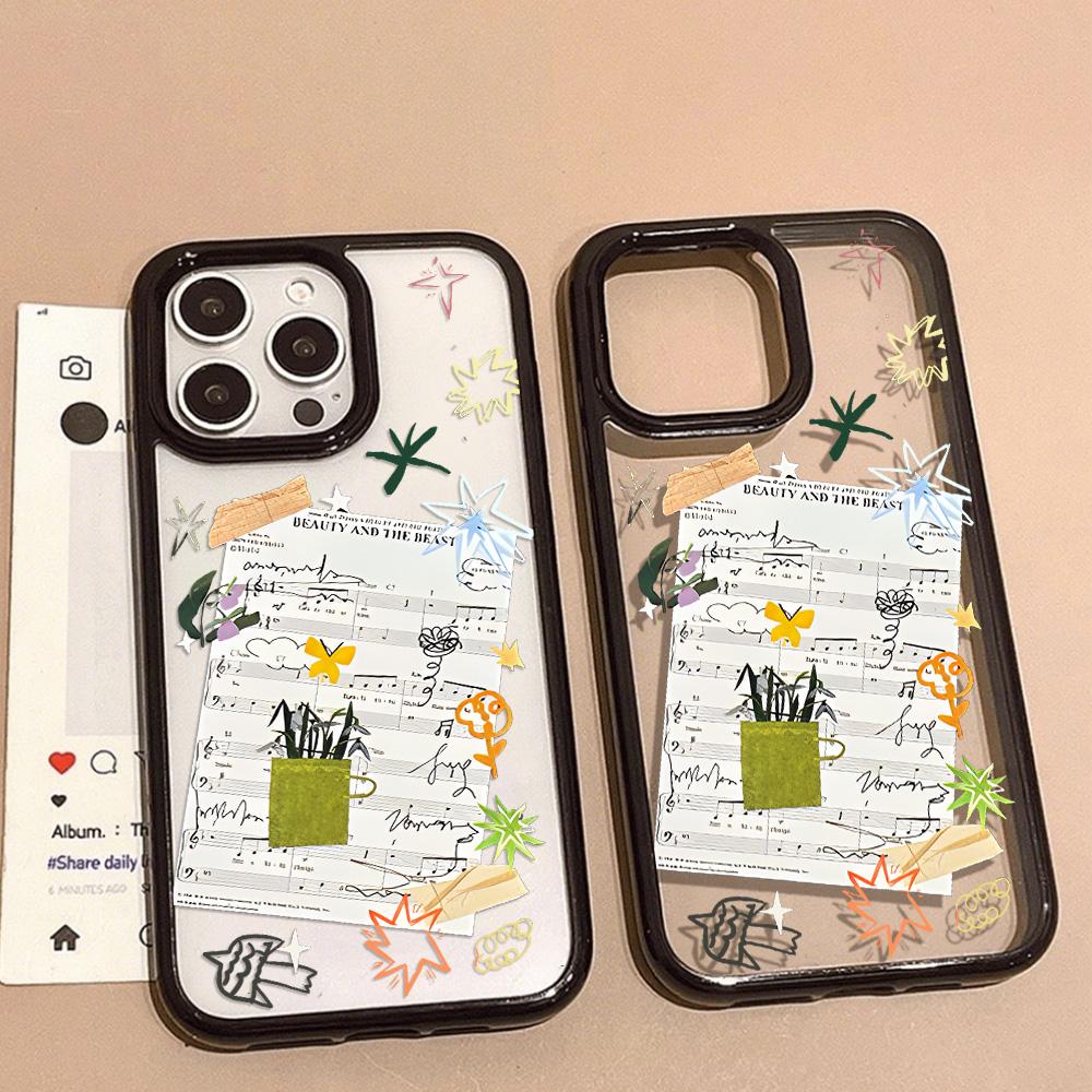 Acrylic Phone Case for iPhone 11 12 13 14 Pro 12 14 16 Pro Max for Samsung A16 A36 A56 S24 FE High-quality Painted Anti-fall Mobile Phone Case