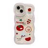 Red Tomato Is Suitable for Apple 17promax Transparent Mobile Phone Case Iphone15 Bracket 16 Silicone 14 Niche 13 Women