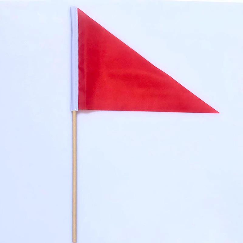Small Red Triangular Marking & Referee Flags