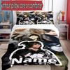 3pcs Duvet Cover Set (1*Duvet Cover + 2*Pillowcase, Without Core), Custom Name Billie Eilish Pattern Bedding Set, Home Bedroom Decor Gift