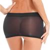 Womens See-through Miniskirt Sheer Mesh Low Rise Pencil Skirt Nightwear