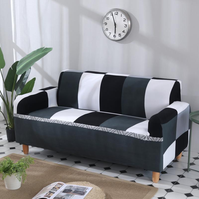Spandex Elastic Couch Cover Tight Wrap All-Inclusive Sofatrekk For Stue Seksjonsmøbler Sofa Slipcover 1 /2 /3 /4seter
