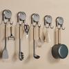 1 Pc Suction Cup Hooks - Waterproof & Removable Wall-Mounted Towel Holders, Space-Saving Storage for Kitchen & Bathroom