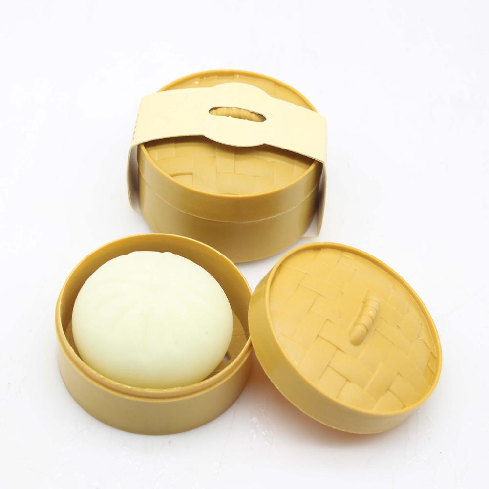 Simulation Steamed Stuffed Bun Sensory Stress Relieve Toys For Kids Birthday Toy Gifts Vent Str I8B3
