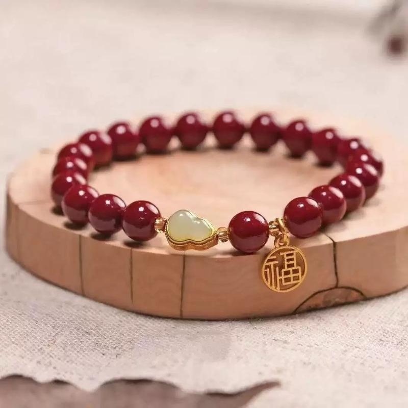 Ping An Elegant Bracelet Retro Women's Jewelry Light Luxury Mom Bracelet Birthday Girlfriend
