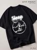 T-shirt Nera Dormi, Rock Back in