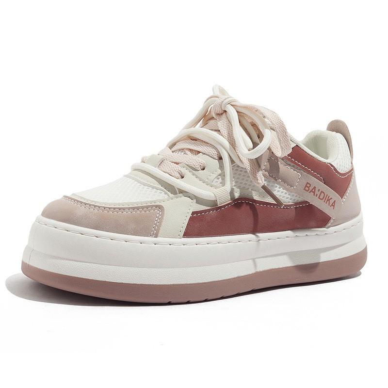 Casual Retro Bread Shoes Women's Summer Mesh Breathable Versatile Shoes Niche Original Women's Shoes Board Shoes