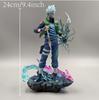 24cm 9.4 inch Anime Hatake Kakashi Action Figures Pvc Statue Desktop Ornamen Set Statue Model Ornament Room Desk Toys