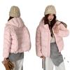 Hot-selling new cotton-padded clothes for women's winter short thickened fashion cotton-padded clothes for women's loose warm armband cotton-