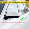 For BMW X3 F25 X4 F26 X5 F15 X6 F16 2014 2015 2016 2017 2018 ABS Car Rearview Side Mirror Cover Wing Cap Door Trim Replacement