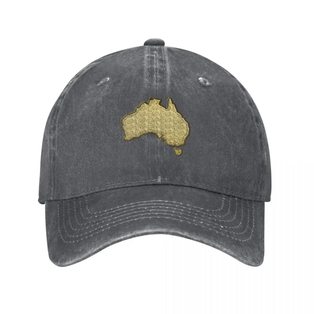 Australia in molten gold Baseball Cap Military Tactical Cap Custom Cap Mountaineering fun hats GirlS Hats Unisexs