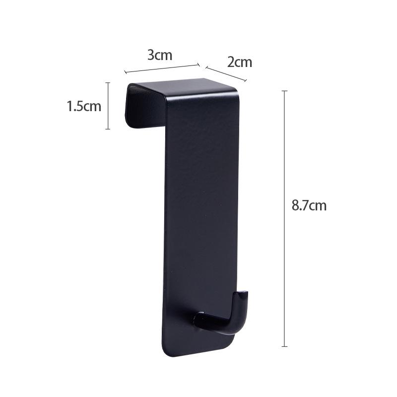 Over-Door No-Punch Clothes Hook for Bedroom, Wardrobe, Office, or Dorm