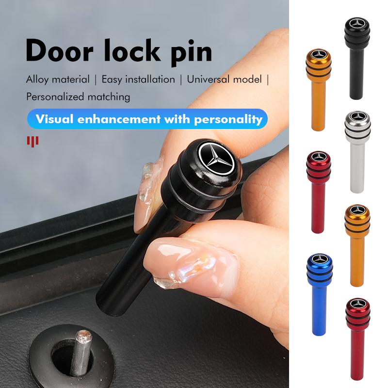 Car Door Lock Pin Knob Pull Security Insurance Auto Universal For Mercedes Benz W202 W212 W126 W140 W168 W177 CLS GLE GLC GLS YA6