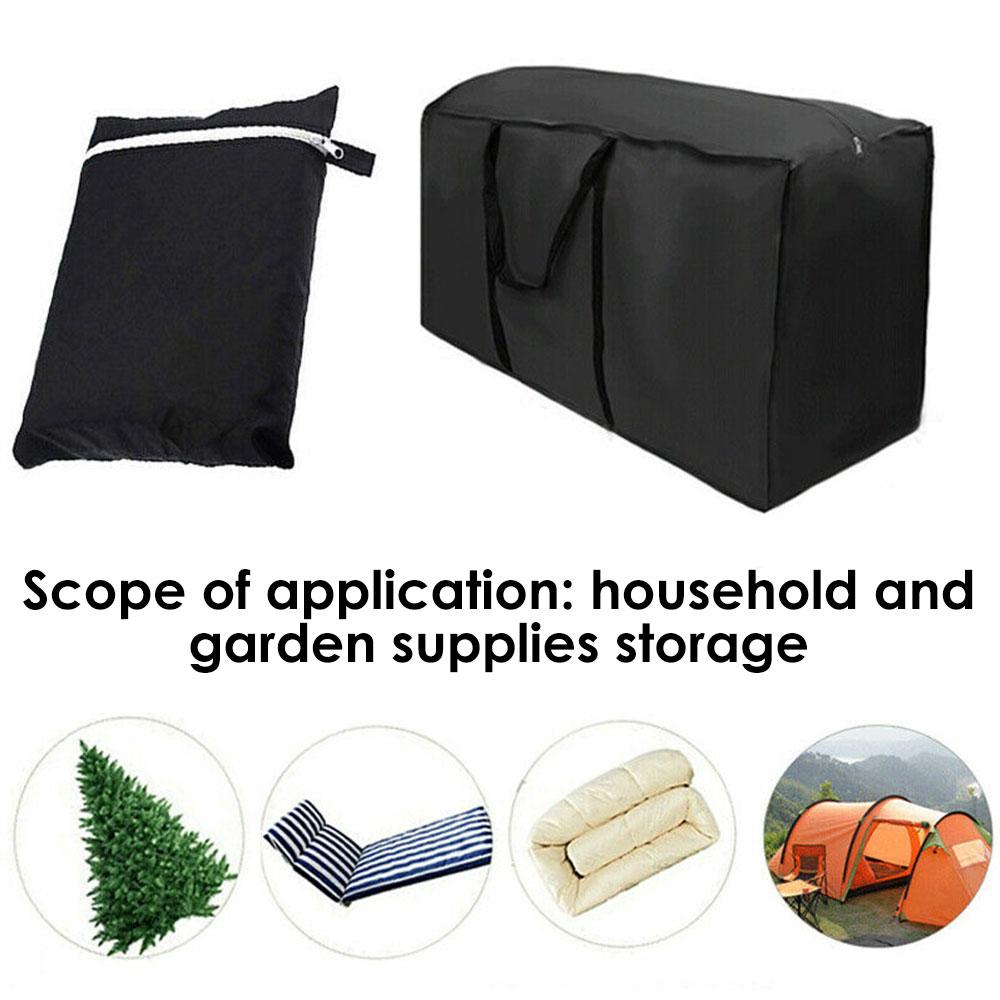 Furniture Outdoor Cushion Storage Bag Oxford Cloth Waterproof Anti-UV Christmas Tree Storage Bag Rectangle Rip Proof Storage Bag