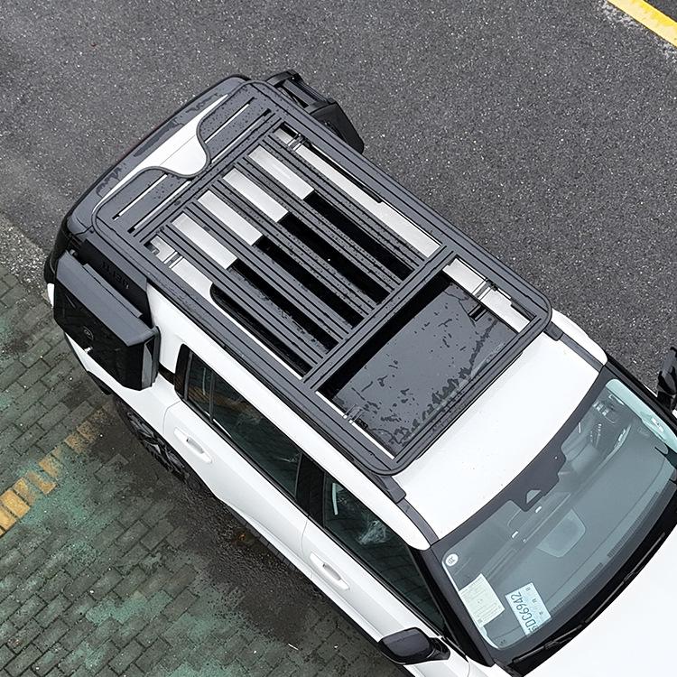 Aluminum Roof Platform with Foldable Ladder for Ford Explorer/Edge/Territory