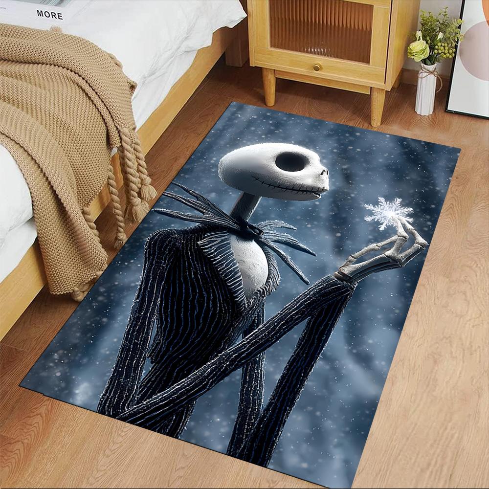 Jack Skellington Floor Rug Office Rug Suitable for Game Room Entryway Balcony Decorate room Antislip Carpet Decorate Offices Perfect Gift for Women/Me