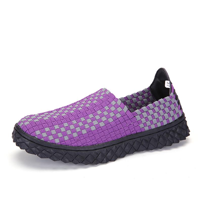 Summer Men Braid Beach Shoes Women Casual Weave Slip On Outdoor Flats Tennis Sneakers for Couples