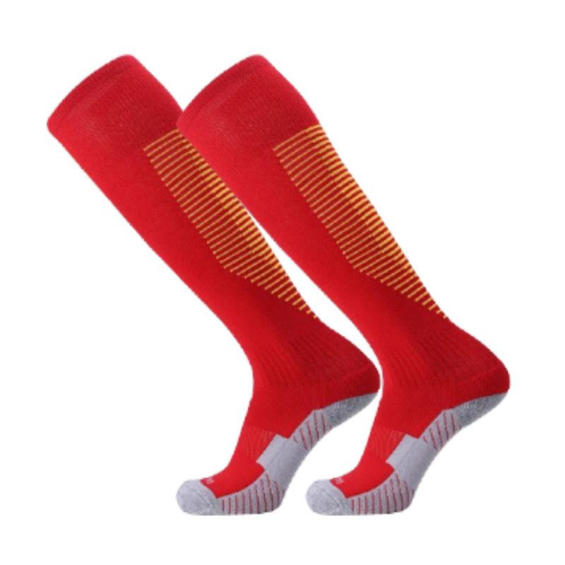 Children'S Overknee Football Socks Men'S Thickened Towel Socks Stockings Sports Socks Sweat-Absorbing Breathable Non-Slip Socks