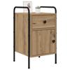 Nightstand 2 Pcs. Artisan Oak 35 X 36.5 X 61 Cm Engineered Wood