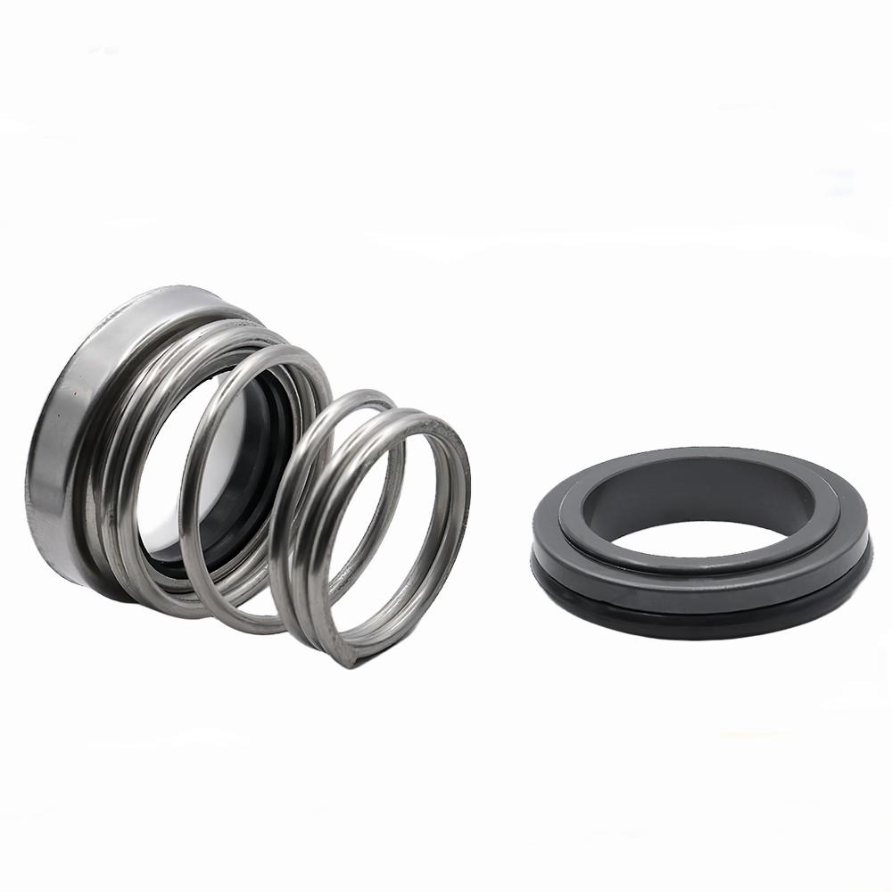 1Pcs 155 Series,Water Pump Mechanical Shaft Seal,CE-G-NBR,SiC-SiC-FKM,10/11/12/13/14/15/16/17/18/19-40mm,With Single Coil Spring