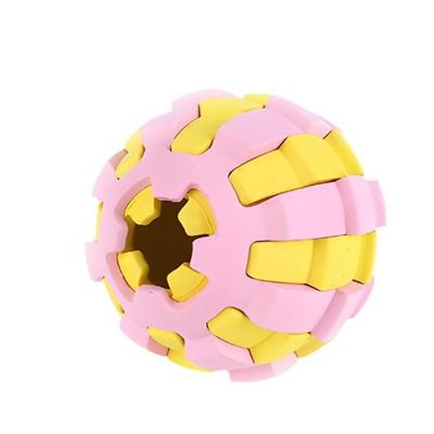 Spielbälle aus Naturkautschuk, die Futter freisetzen oder verstecken, mittelgroße Hundespielzeuge zur Selbstbeschäftigung und Haustierspielzeuge, die nicht zerbissen werden können