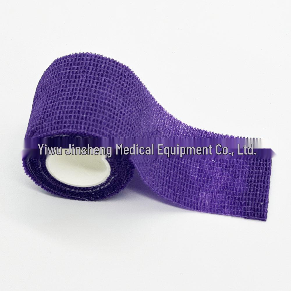 Selbsthaftende elastische Bandage zur Unterstützung von Handgelenk und Knöchel beim Sport