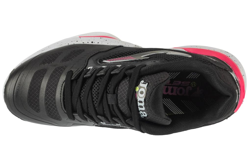 Joma Set Lady 25 TSELW, Womens black Tennis shoes