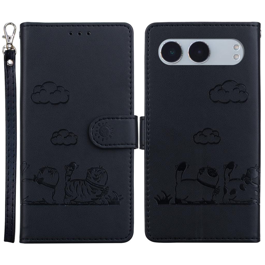 For OnePlus Nord 4 Case RFID Blocking Kitten Pattern TPU+PU Leather Phone Cover