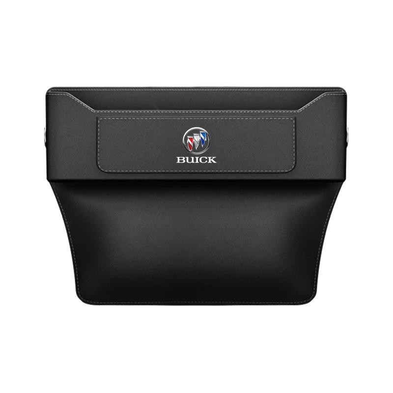 QPM1 Car Seat Gap Storage Box Leather Crevice Side Pocket Wallet For Buick Century Excelle XT Envision Verano Regal Encore enclave