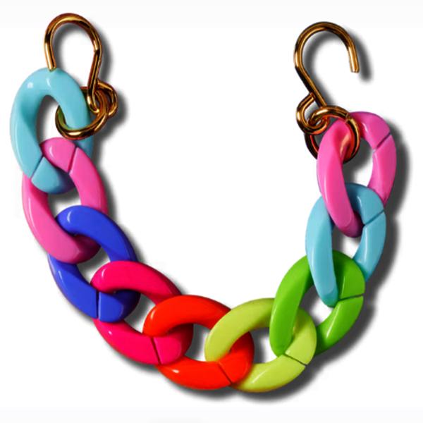 

Crocs Rainbow Strap Chain Gbitz 10013356 FREE