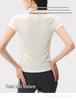 Women's Seamless Breathable Knit Fitness T-shirt - Moisture-wicking & Quick-drying, Short Sleeve Top for Yoga, Pilates & Commuting.