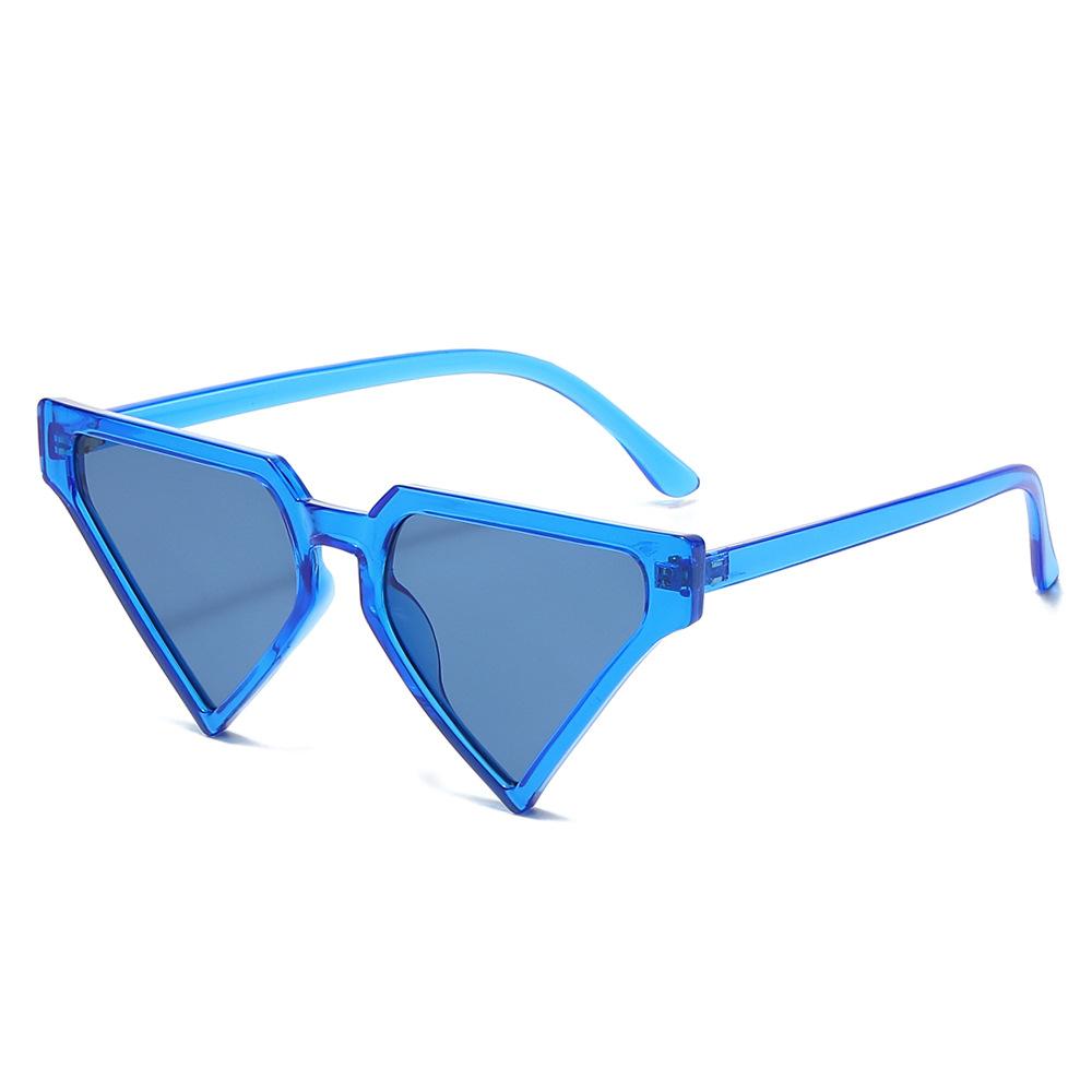 Geometric Sunglasses, Personalized Hip-Hop Triangle Glasses, Beach Jelly Sunglasses