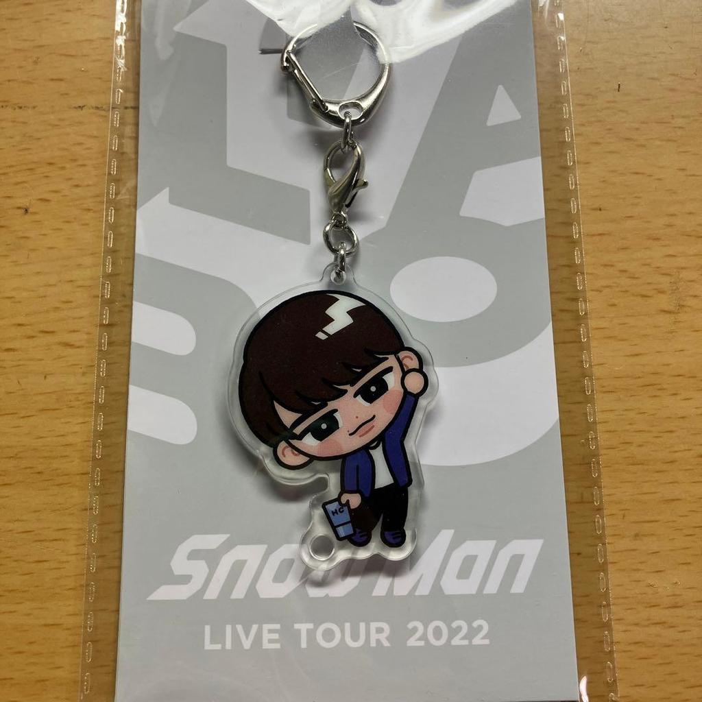 Snow Man Shota Watanabe Acrylic Keychain LIVE TOUR 2022 Labo Suno-Chill Ver Hanging Charm