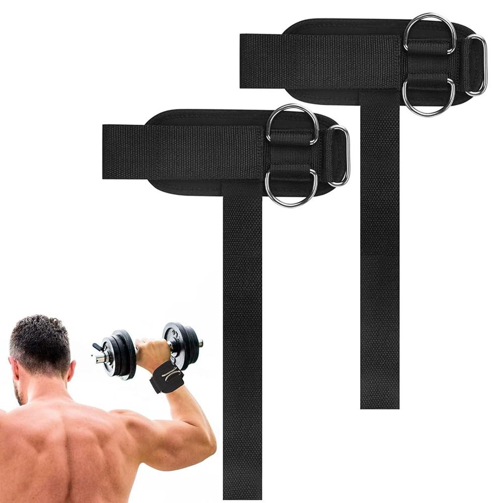 1pair Grip Bands For Weightlifting Straps With D Ring Weight Lifting Straps Deadlift Straps For Gym Straps Pull-Ups